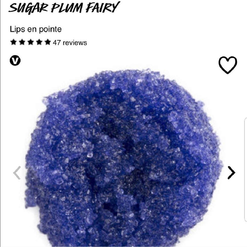 🌟2xHP⭐SUGAR PLUM FAIRY DISCONTINUED Xmas Lush Lip Scrub NWT - Picture 3 of 8